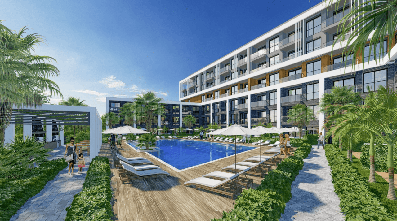 Квартира в Анталии, Турция, 45 м2