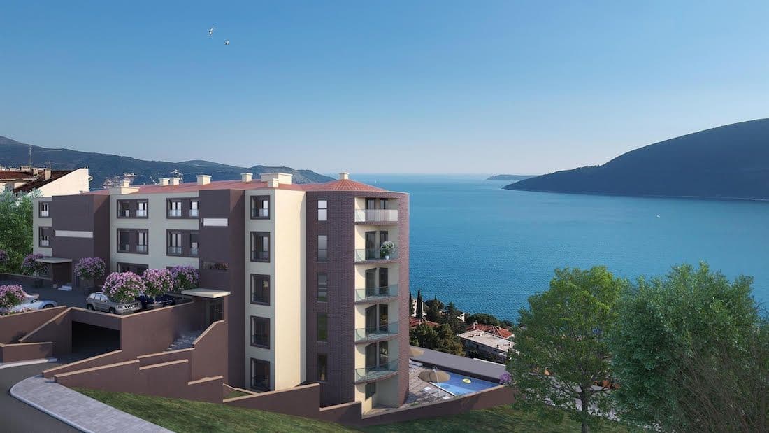 Квартира в Херцег-Нови, Черногория, 61 м2