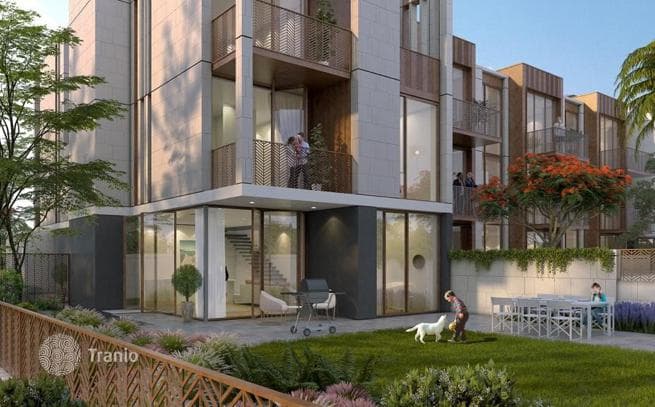 Закрытый комплекс вилл Amalfi с бассейном и парком, Jumeirah Bay, Дубай, ОАЭ, фото 3