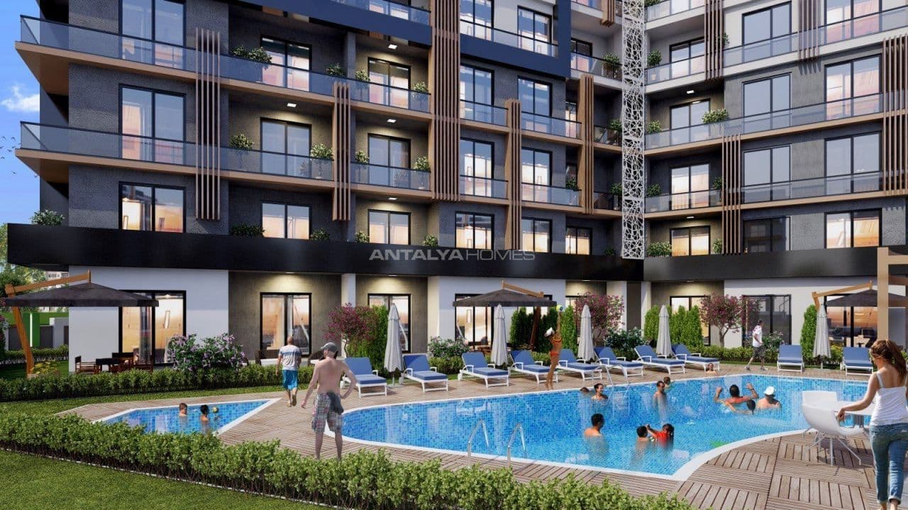 Апартаменты в Анталии, Турция, 38 м2, фото 2
