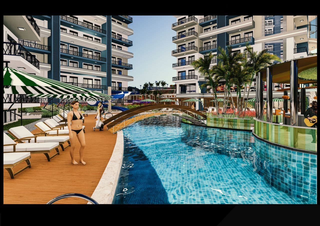 Апартаменты в Алании, Турция, 56 м2, фото 4