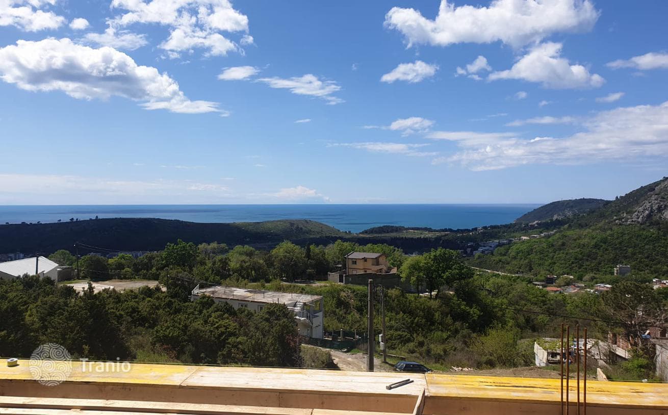 Новый дом с видом на море в Сутоморе, Бар, Черногория