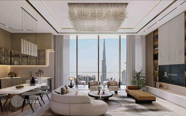 Новая высотная резиденция St Regis Residences с конференц-залом и инфинити-бассейнами, Downtown Dubai, Дубай, ОАЭ, фото 2