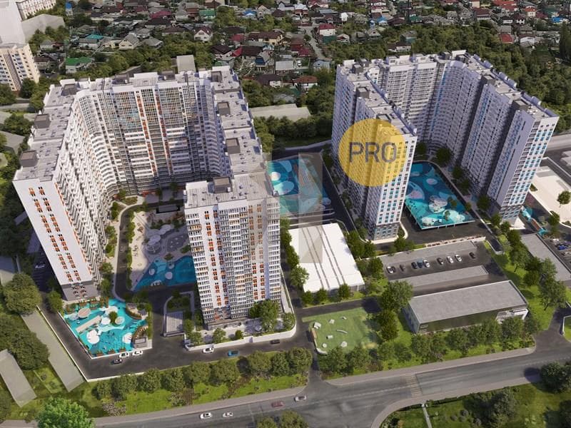 1 к. квартира 40.20 кв. м, 1/24 этаж. ЖК Облака-3, Новороссийск, Россия, фото 2