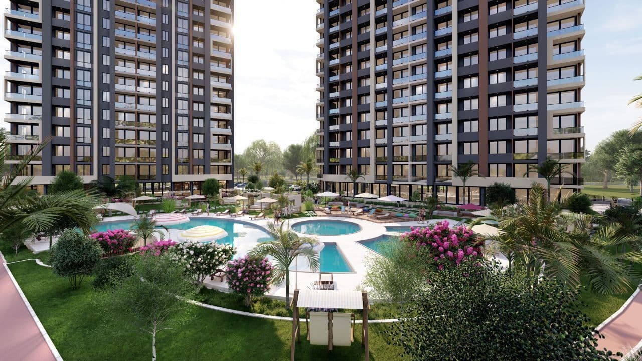 Квартира в Мерсине, Турция, 61 м2
