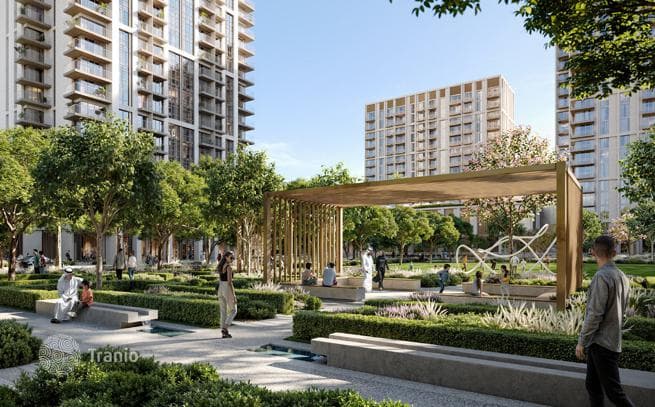 Новая высотная резиденция Valo с бассейном и садом, Dubai Creek Harbour, Дубай, ОАЭ, фото 4