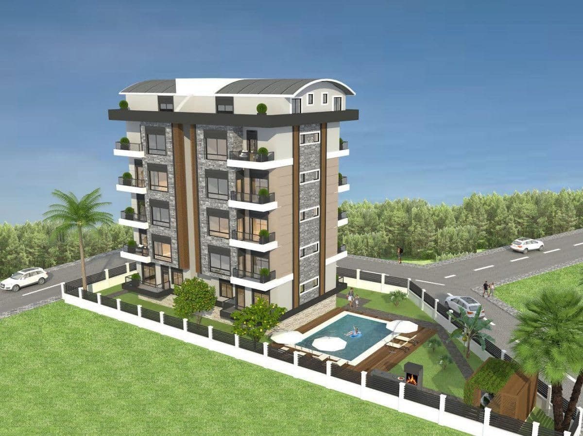 Квартира в Авсалларе, Турция, 45 м2, фото 3