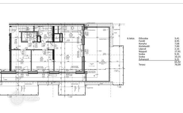 3-комнатная квартира 91 м² в Районе XIII, Венгрия