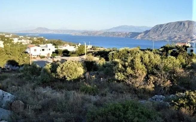 Земельный участок с видом на море и разрешением на строительство в Питари, Крит, Греция