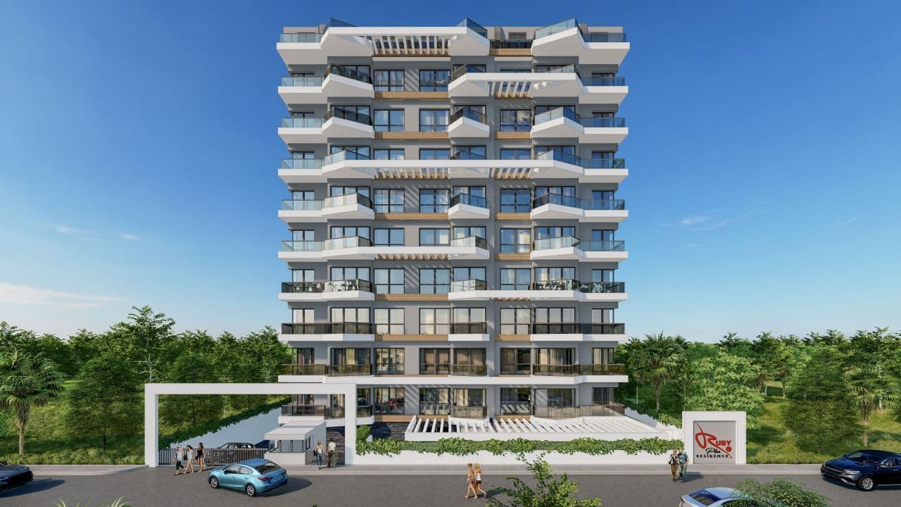 Квартира в Алании, Турция, 50 м2