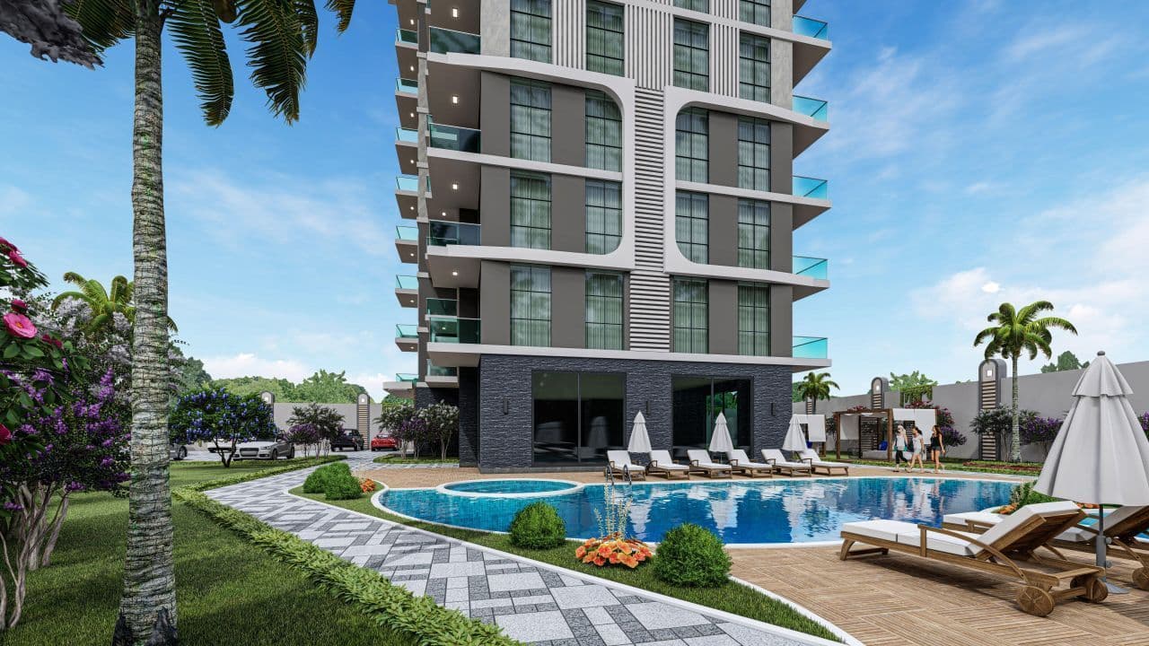 Квартира в Алании, Турция, 54 м2