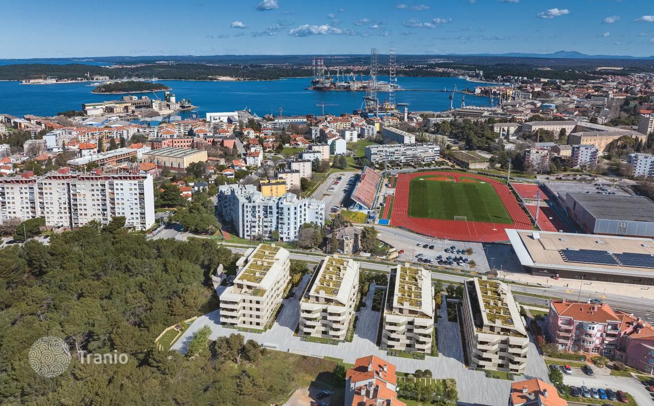 2-комнатные апартаменты в новостройке 55 м² в Пуле, Хорватия