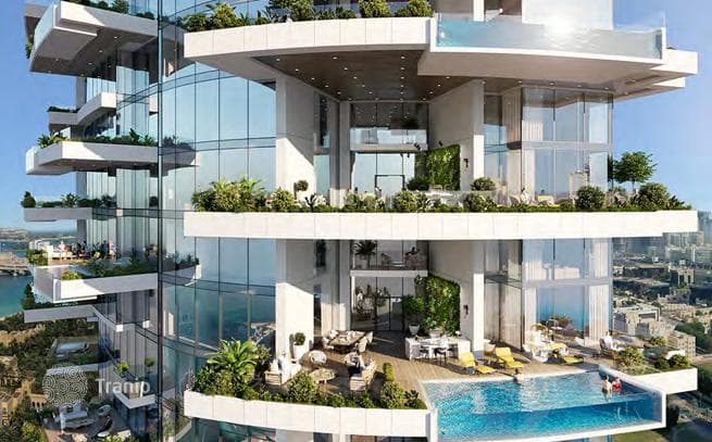 Высотная резиденция Cavalli Tower в 850 метрах от частного пляжа, недалеко от Пальмы Джумейра и центра города, район Dubai Marina, Дубай, фото 5