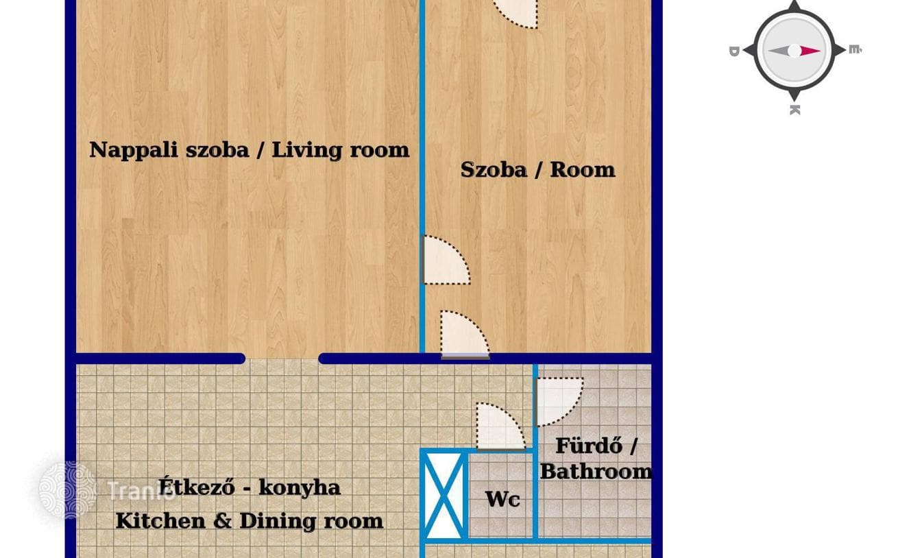 2-комнатная квартира 83 м² в Районе XIV (Зугло), Венгрия