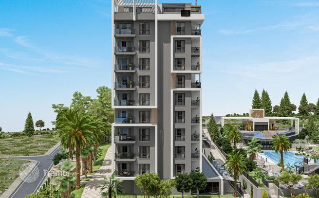 2-комнатные апартаменты в новостройке 47 м² в Авсалларе, Турция