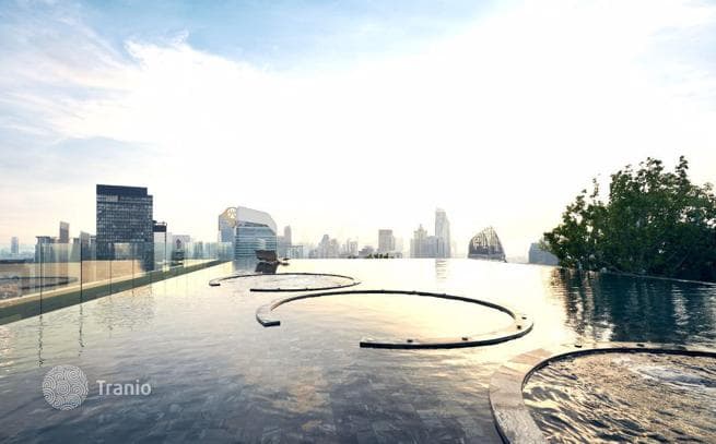 1-комнатные апартаменты в кондо в Патхум Ване, Таиланд, фото 3