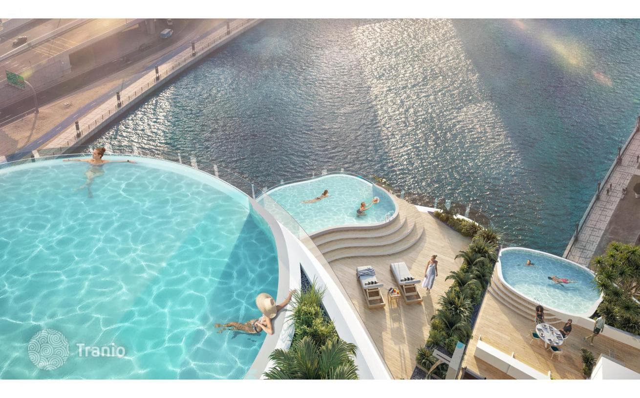 Первоклассные апартаменты в жилом комплексе Chic Tower прямо у канала, район Business Bay, Дубай, ОАЭ, фото 3