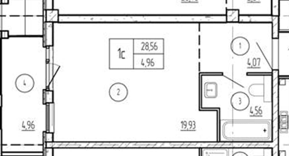 1 к. квартира 33.52 кв. м, 3/9 этаж. ЖК Лучи. Azimut Park Hotel Family, Анапа, Россия