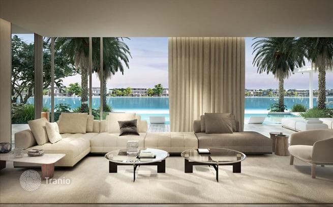 Новый комплекс вилл у воды с бассейном и видом на море Coral villas, Palm Jebel Ali, Дубай, ОАЭ, фото 5