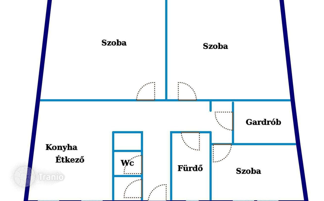 3-комнатная квартира 96 м² в Районе III (Обуде), Венгрия
