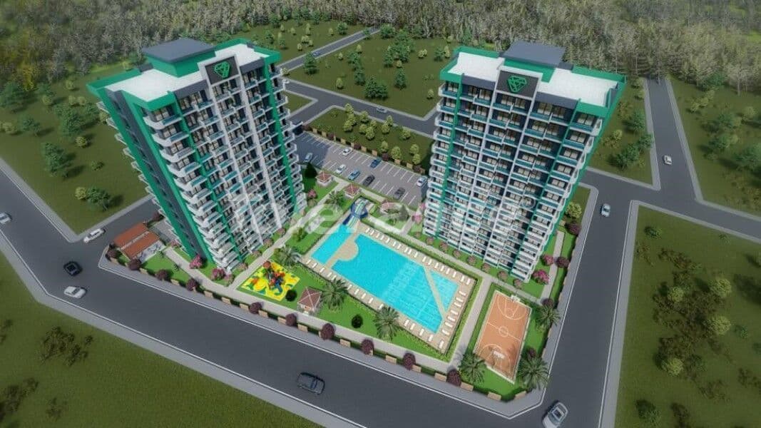 Апартаменты в Мерсине, Турция, 58 м2