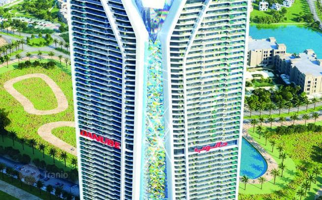 Высотный жилой комплекс Diamondz в районе Jumeirah Lake Towers, Дубай, ОАЭ, фото 2