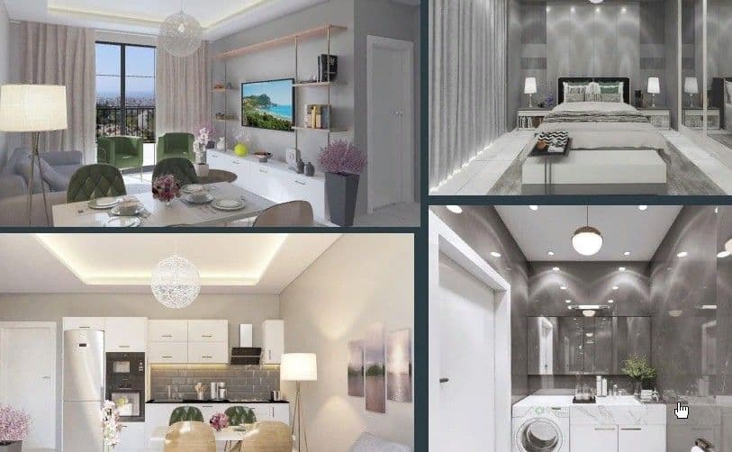 Апартаменты в Авсалларе, Турция, 52 м2, фото 3