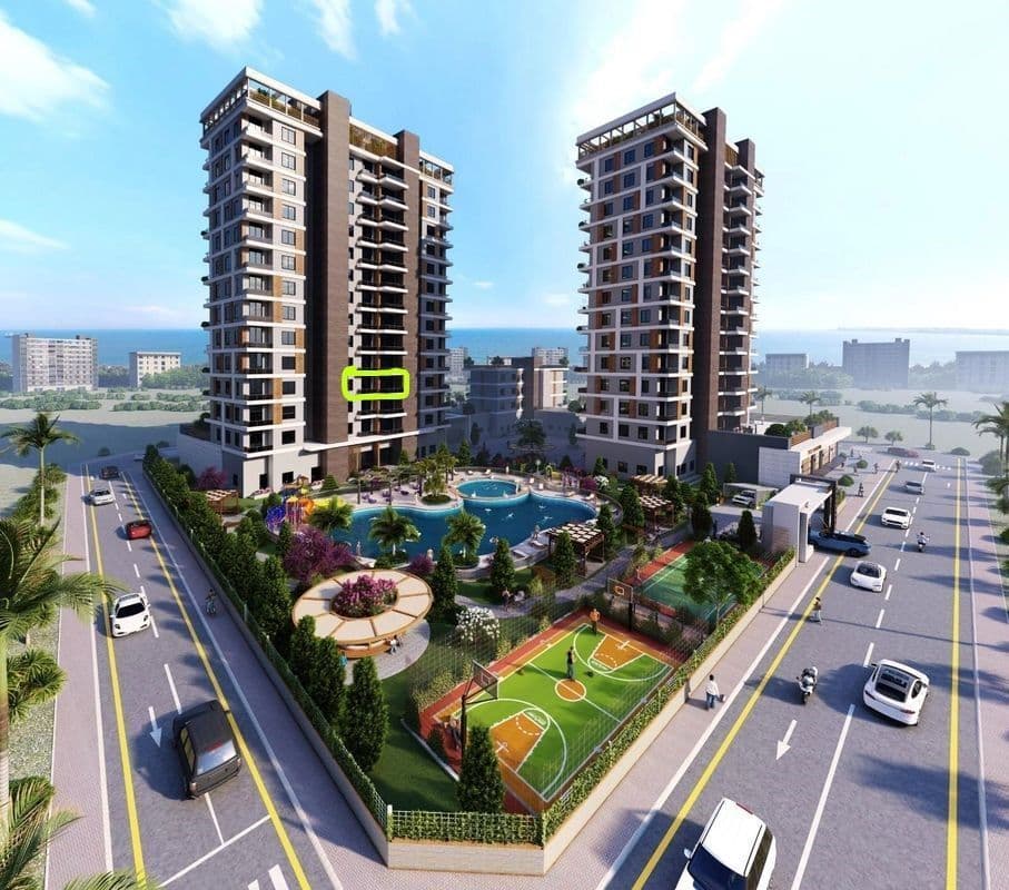 Квартира в Мерсине, Турция, 100 м2
