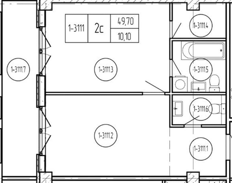 2 к. квартира 59.80 кв. м, 3/9 этаж. ЖК Лучи. Azimut Park Hotel Premier, Анапа, Россия
