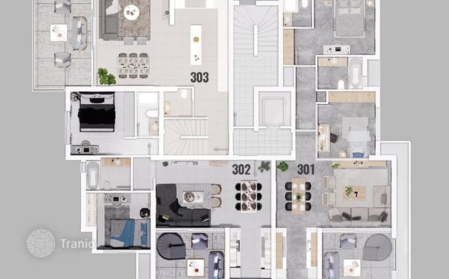3-комнатная квартира 128 м² в городе Ларнаке, Кипр