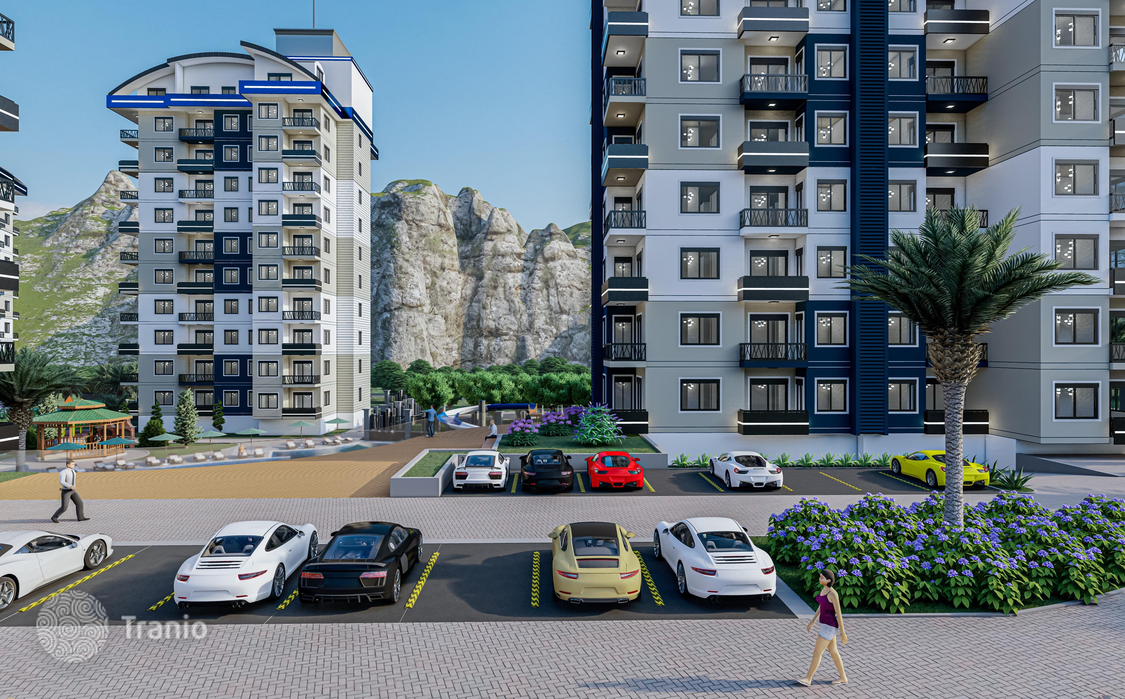 2-комнатные апартаменты в новостройке 51 м² в Авсалларе, Турция