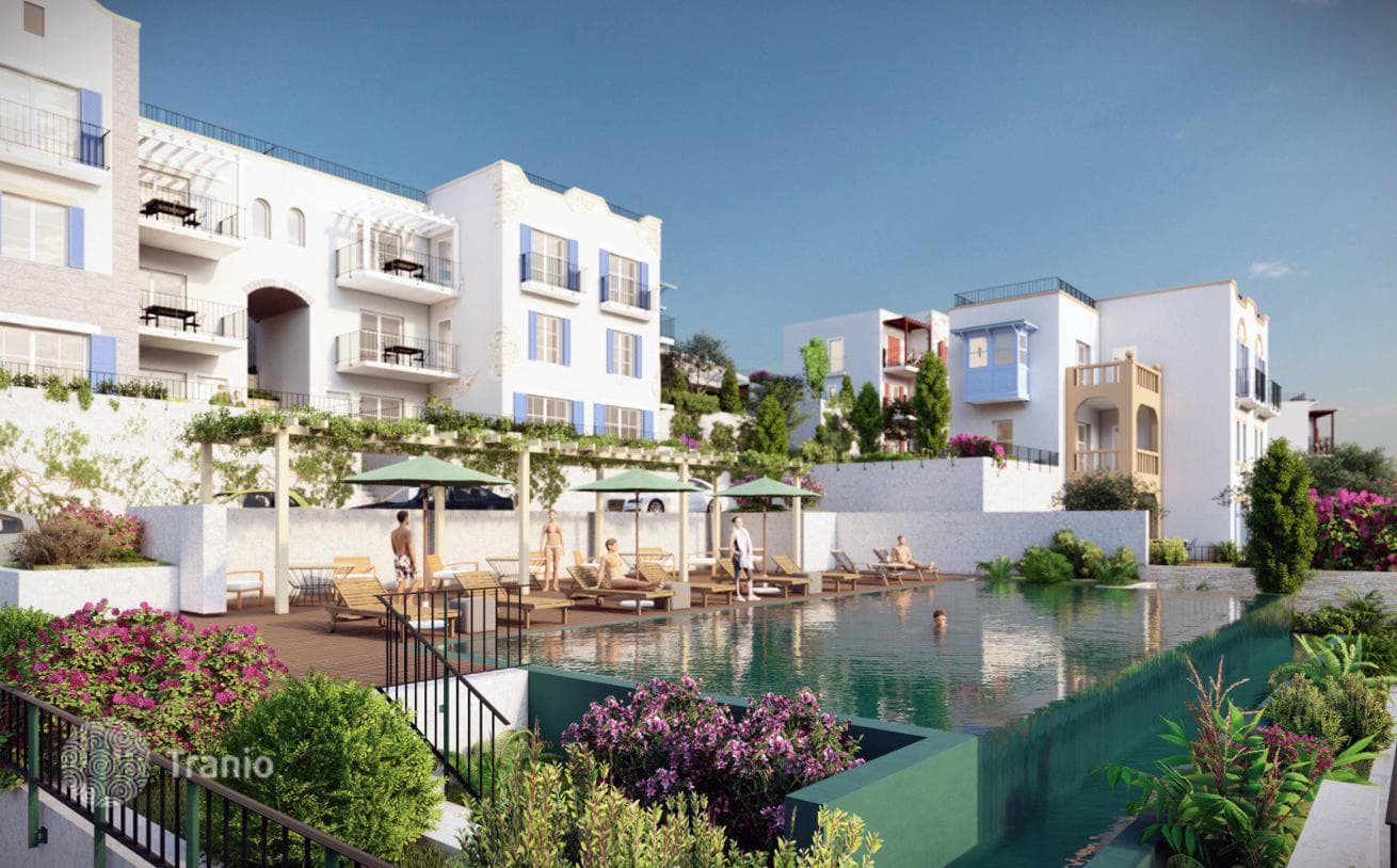 3-комнатные апартаменты в новостройке 70 м² в Бодруме, Турция