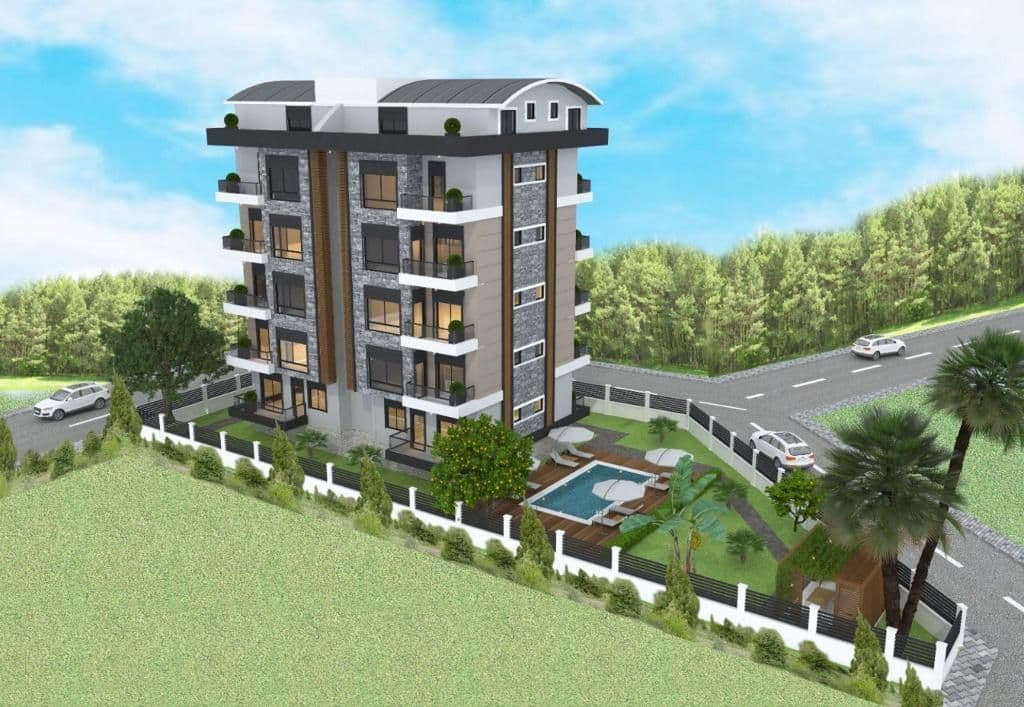 Квартира в Авсалларе, Турция, 45 м2, фото 2