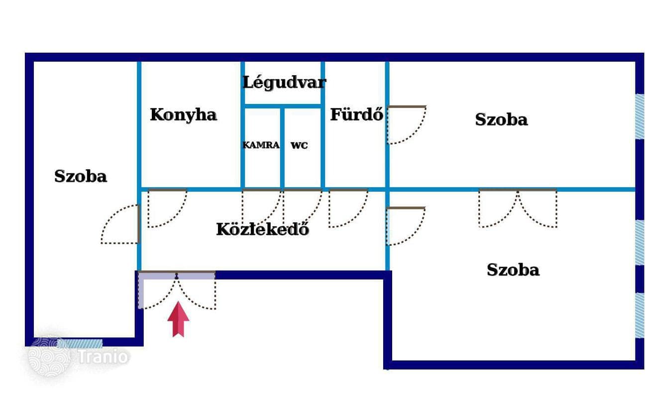 3-комнатная квартира 71 м² в Районе XII (Хедьвидеке), Венгрия