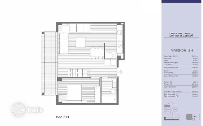 3-комнатная квартира 89 м² в Сан-Бой-де-Льобрегат, Испания