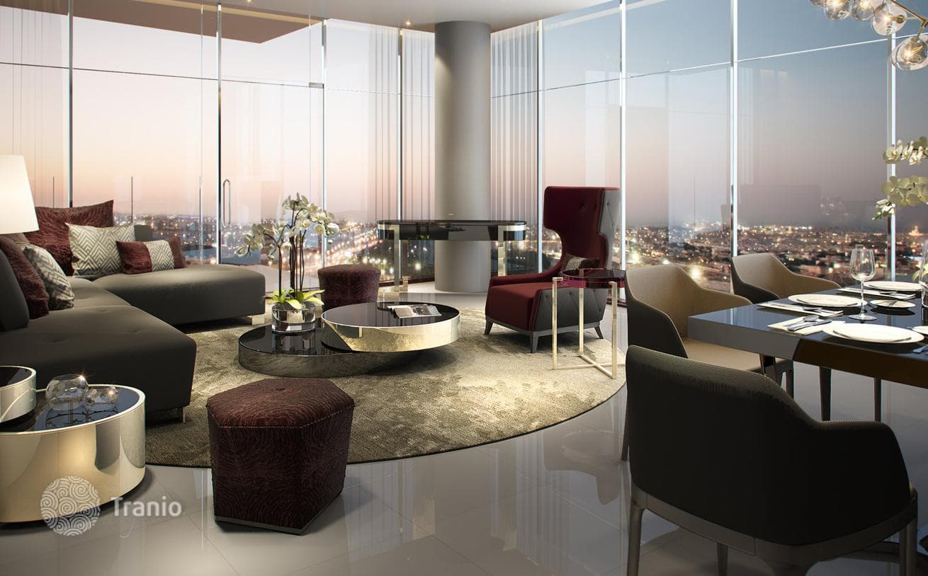 Жилой комплекс Aykon Heights с видом на гавань, водный канал и город, Business Bay, Дубай, ОАЭ, фото 4