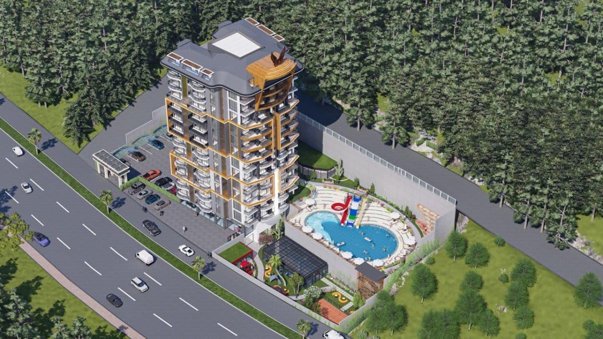 Квартира в Алании, Турция, 50 м2