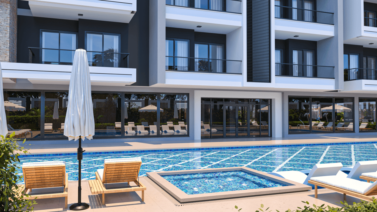 Апартаменты в Авсалларе, Турция, 55 м2