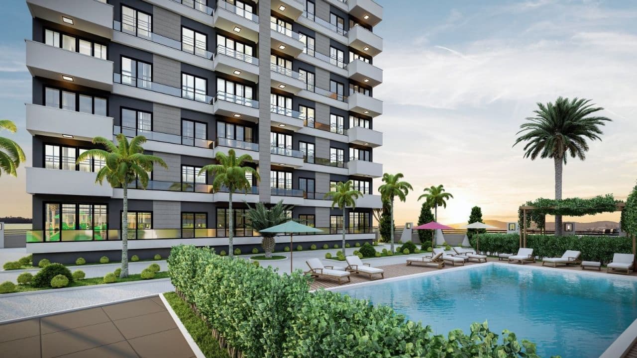 Квартира в Мерсине, Турция, 60 м2