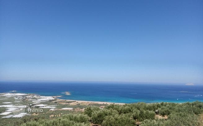 Земельный участок с видом на море в Фаласарне, Крит, Греция