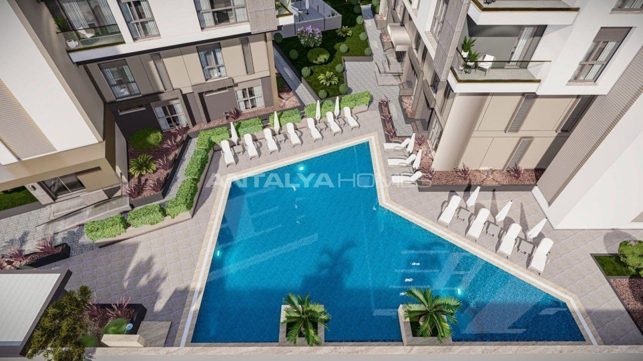 Апартаменты в Анталии, Турция, 40 м2, фото 2