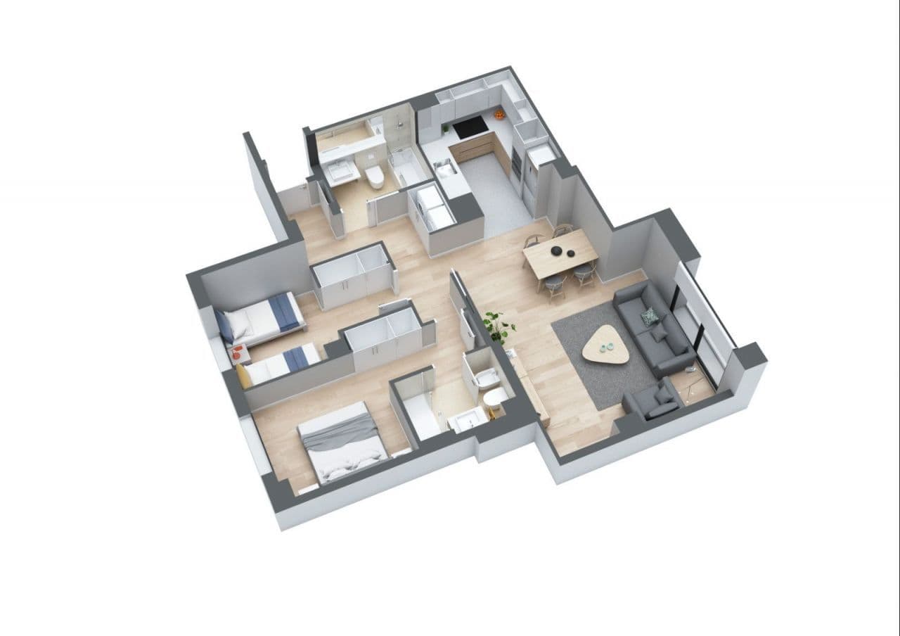 Квартира в Барселоне, Испания, 95 м2
