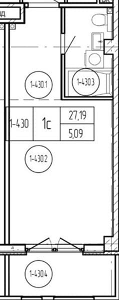1 к. квартира 32.28 кв. м, 3/9 этаж. ЖК Лучи. Azimut Park Hotel Premier, Анапа, Россия