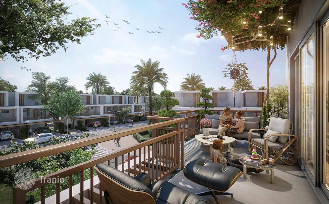 Новая резиденция Violet 4 с бассейном, парками и контактным зоопарком, Damac Hills 2, Дубай, ОАЭ