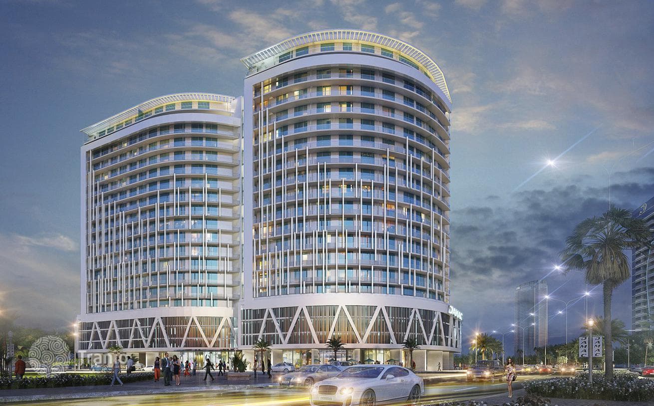 Элитная резиденция Majestine с бассейном и садами в центре района Business Bay, Дубай, ОАЭ, фото 5