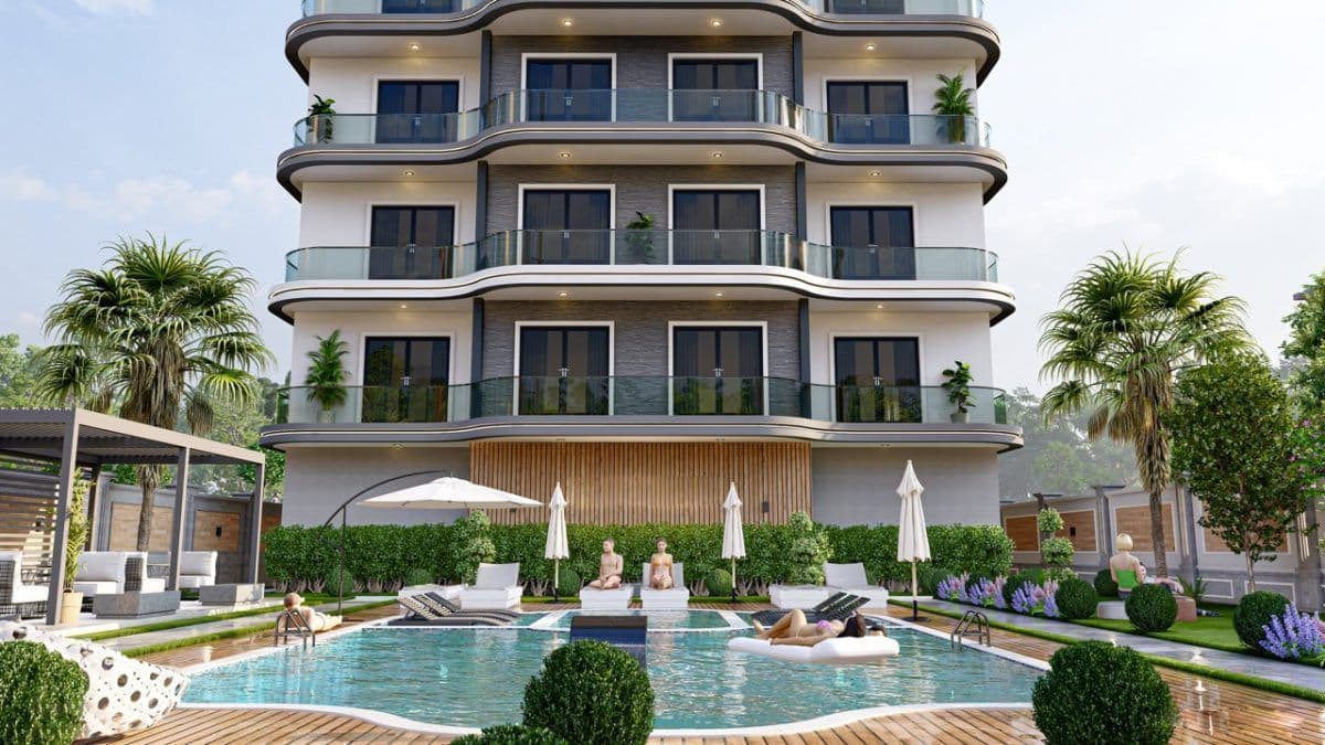 Квартира в Кестеле, Турция, 53 м2