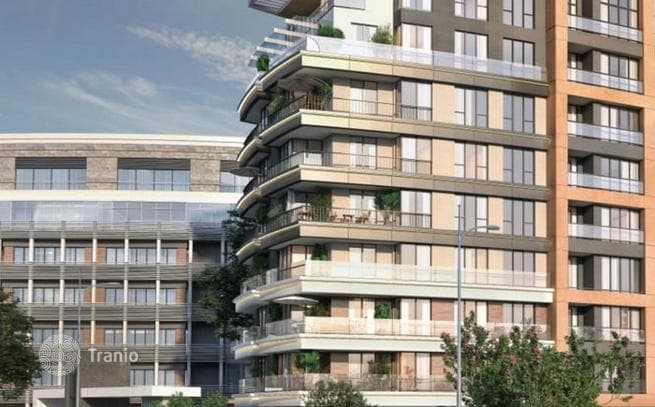 Современные апартаменты в новом комплексе с бассейном, Стамбул, Турция
