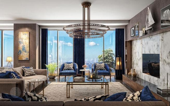 Высотная резиденция Acar Verde Residences с аквапарками и ресторанами, в престижном зеленом районе, Стамбул, Турция