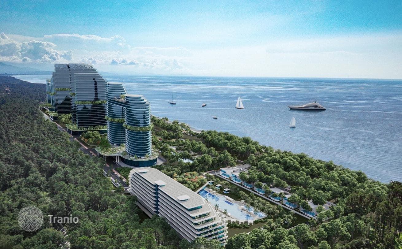 Продается современная квартира 2этаж с видом на море, 2+1, район Шекветили, фото 3