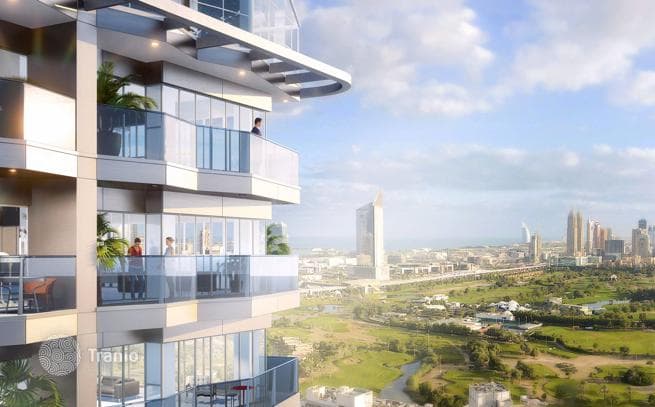 Новая резиденция Golf Views Seven City с бассейнами, торговым центром и коворкингом, JLT, Дубай, ОАЭ, фото 4